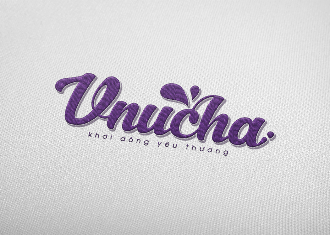 Thiết kế logo và bao bì nước đóng chai tinh khiết V-nucha tại Bình Dương